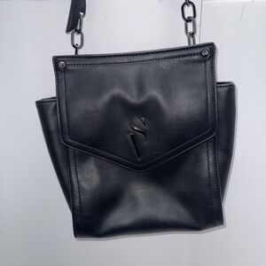 simply vera cross body bag faux leather purse with black accents